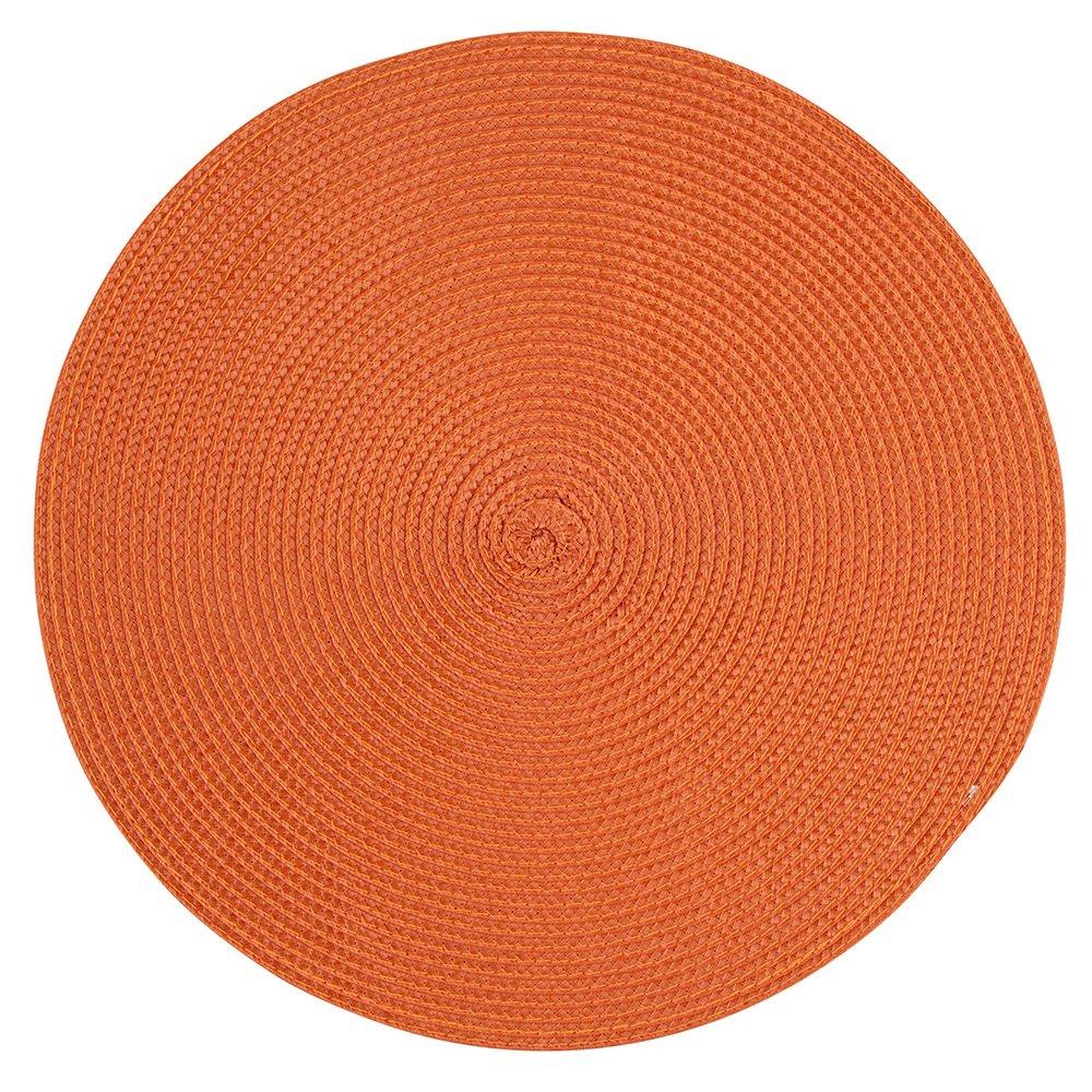 Straw Placemat For Table Plates Terracotta 1pc