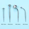 1/5Pcs Stainless Steel Duide Rod Piercing Stretching Tool for Internally & Externally Threaded Jewelry Body Piercing Tools
