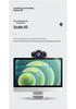 1080P HD Network Camera for Video Conference, Online Class, Live Broadcast with Privacy Cover & Stand, Driver-Free.