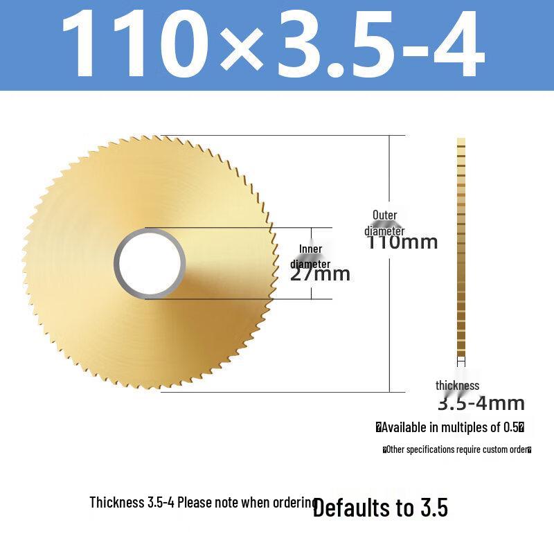 

Cobalt Titanium HSS Saw Blade Milling Cutter