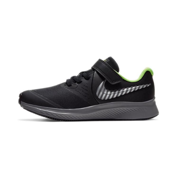 New Nike Star Runner 2 HZ Low Top Running Shoes Black Gray Children Aged 3 7 Years Old CK1192-001