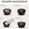 1PC Cast Iron Incense Burner Tea Ceremony Fragrance Smoke Stove Decoration Incense Holder
