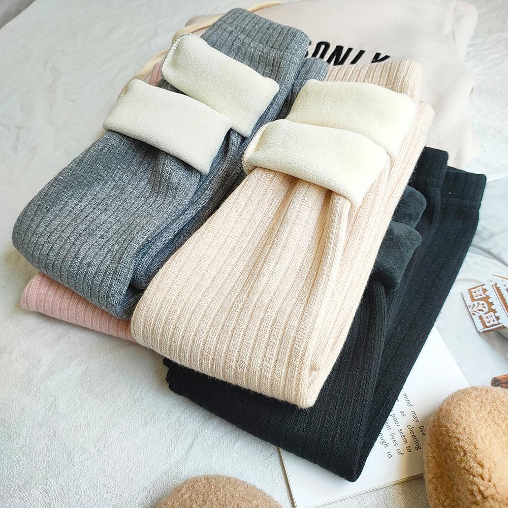 Kinder Kleidung Verdicken Warme Kaschmir Hosen Für Mädchen Herbst Winter Koreanische Kinder Plus Samt Hosen Mädchen Legging