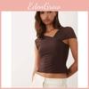 Asymmetric Mesh Tshirt For Women With Spliced Design Summer Beachwear For Teens