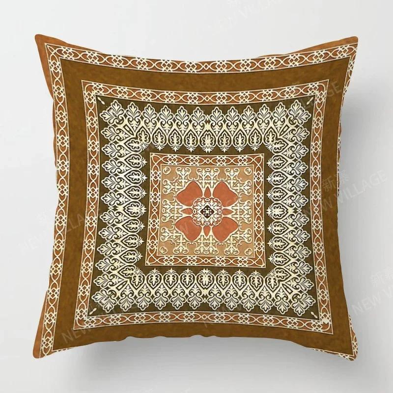 Fall Home Decor Autumn Living Room Throw Pillow Cover Sofa Boho Cushion Cover Mandala   X