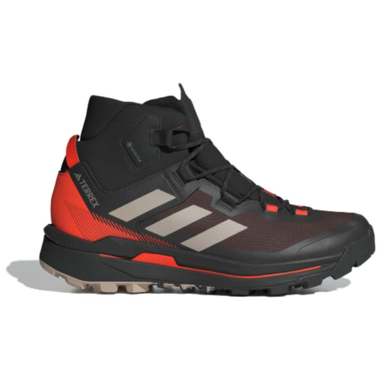 Adidas Terrex Skychaser Tech Mid GORE-TEX Černá Impact Oranžová Unisex Tenisky Core-Black Wonder-Beige Semi-Impact-Orange ID3426