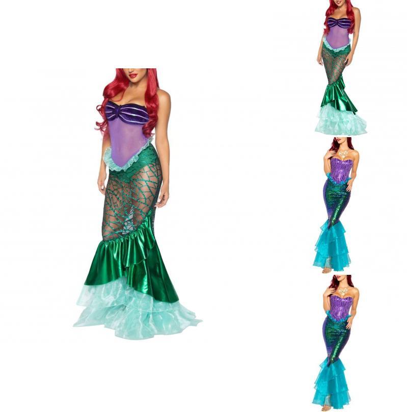 Mermaids Costume For Women With Ethnic Tribal Style For Stage Performance