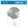 1 Pcs 3/4inch Thicken Polishing Pad Diamond Polishing Aluminum Backing Holder M10 M16 Thread Backplate For Polisher Grinder