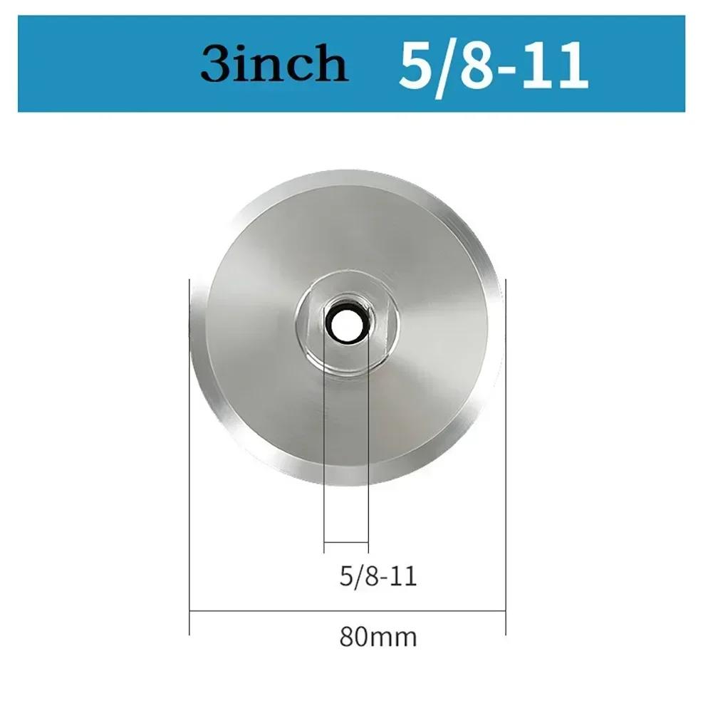 1 Pcs 3/4inch Thicken Polishing Pad Diamond Polishing Aluminum Backing Holder M10 M16 Thread Backplate For Polisher Grinder