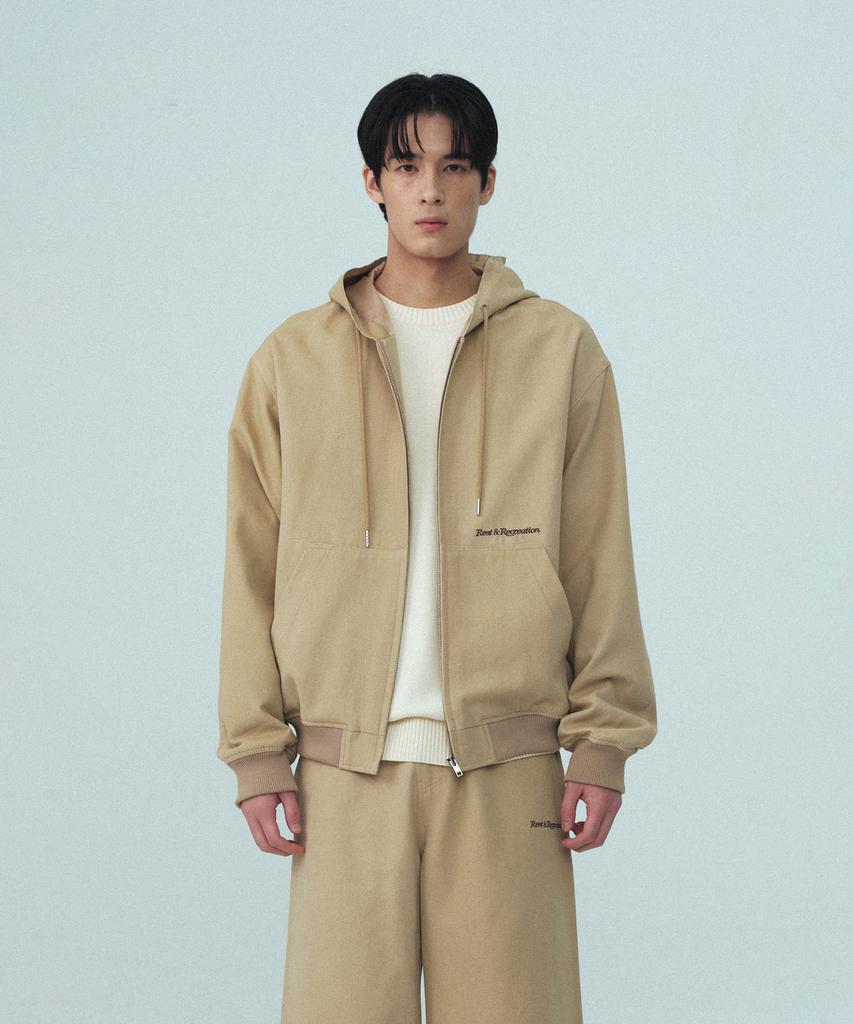 Rest&Recreation Cotton Hood Jacket - Beige