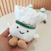 Fun and Cute Series Basketball Badminton Dolls School Bag Pendant Decoration Plush Doll Couple Car Keychain