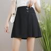 Wiosenna damska spódnica biurowa damska spódnica trapezowa z wysokim stanem letnia damska w stylu Vintage Casual krata Mini krótkie spódniczki