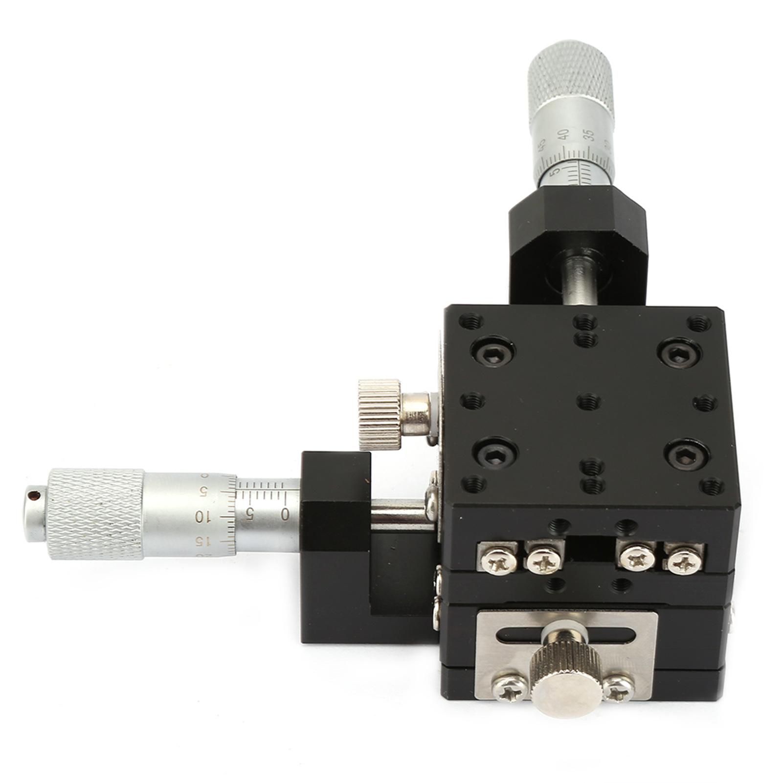 

SEMY40-AC Micrometer Manual Slide Table Trimming Platform Cross Roller Linear Stages 40*40*40mm чорний