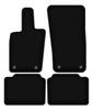 BASIC Black Velour Floor Mats For: Porsche Panamera II Coupe (2017-)