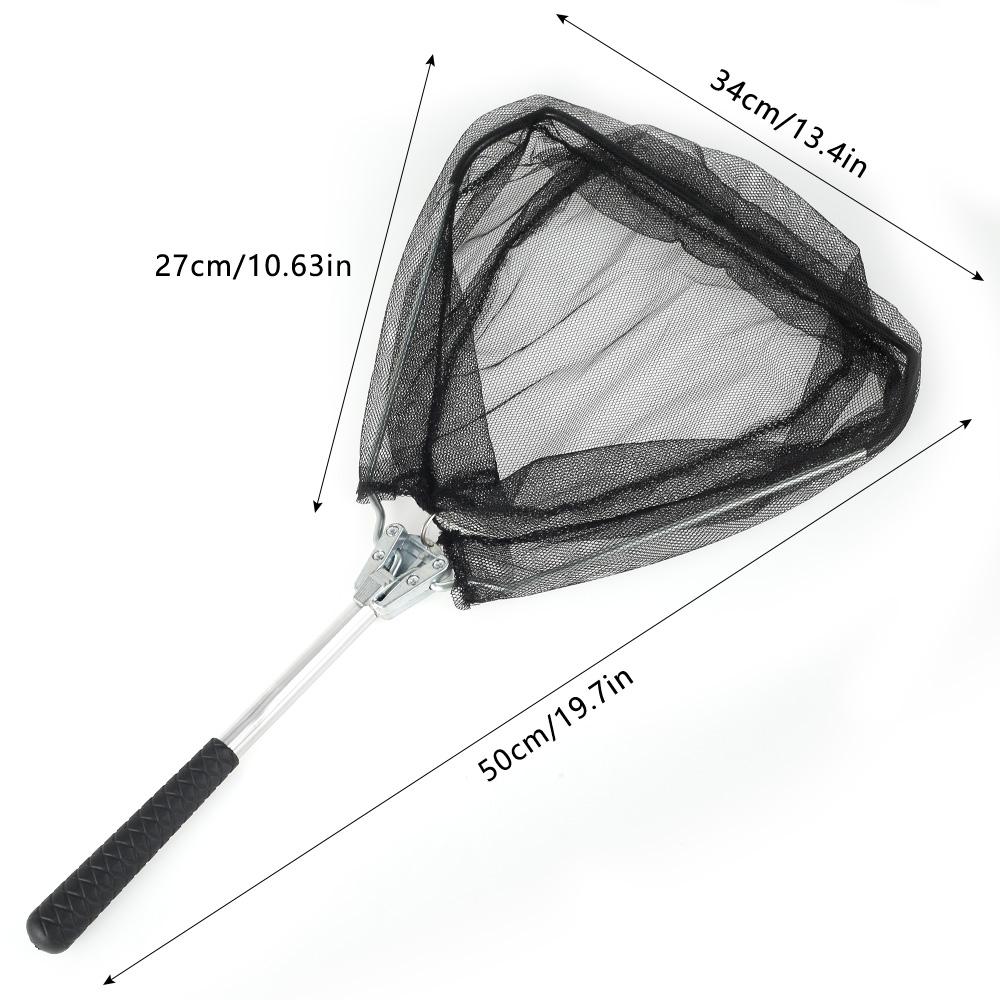 Triangular Fly Fish Landing Net Foldable Floating Fishing Net Portable  Freshwater Fishing Net Fishing Gear and Gifts for Men