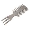 Men Hairdressing Tool Comb Hair Straightening Curling Oil Hair Styling (Fork Comb)