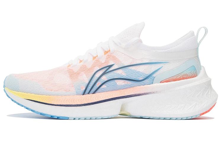 Li Ning Feidian Discovery Низкие Беговые Кроссовки Женские Бело-Синие ARMS008-1 35.5