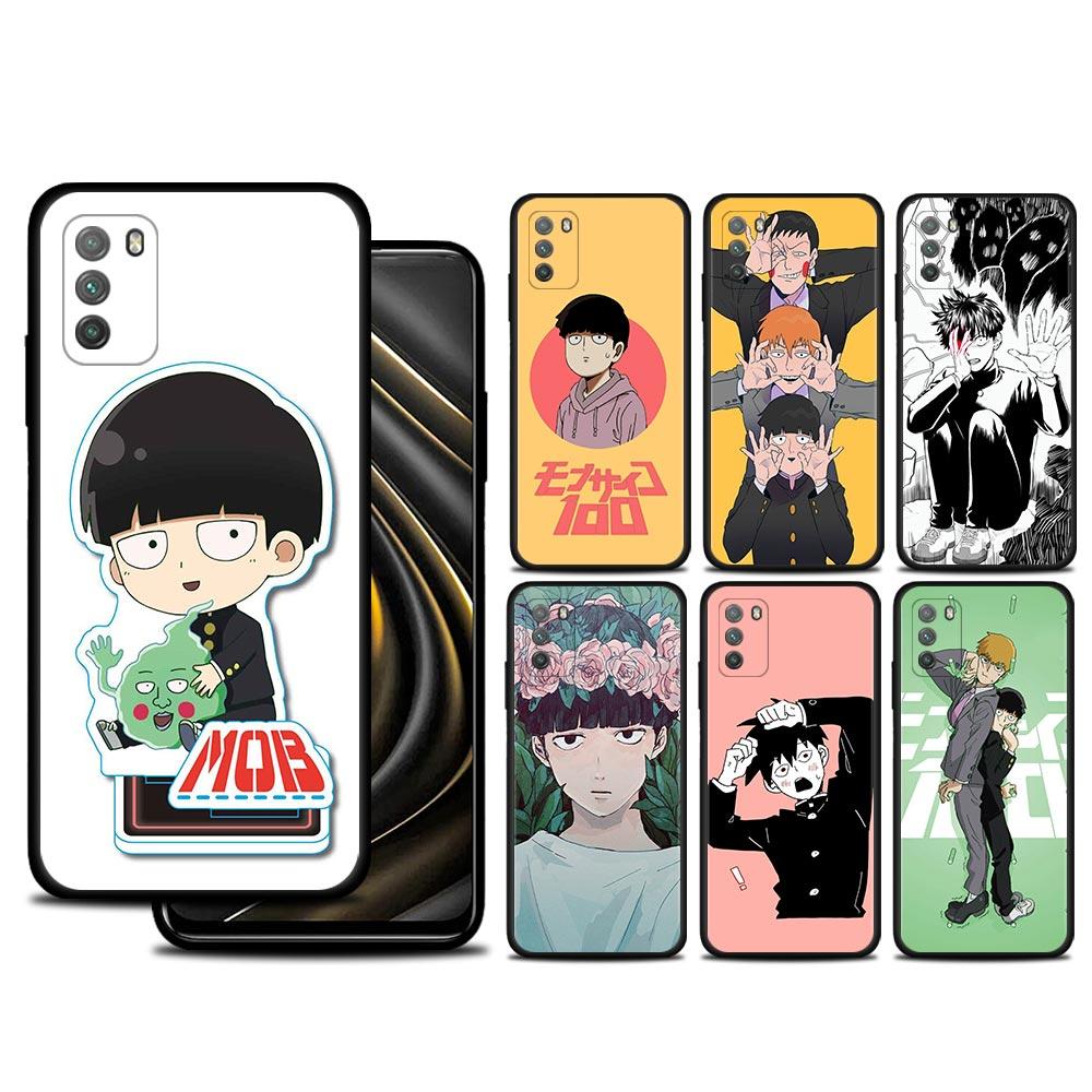 

Cellphone Case For Xiaomi Poco M3 M4 Pro 5G X3 NFC F3 GT Civi 11T 10T 9T 11 Note 10 Pro Lite Cover Mob Psycho 100