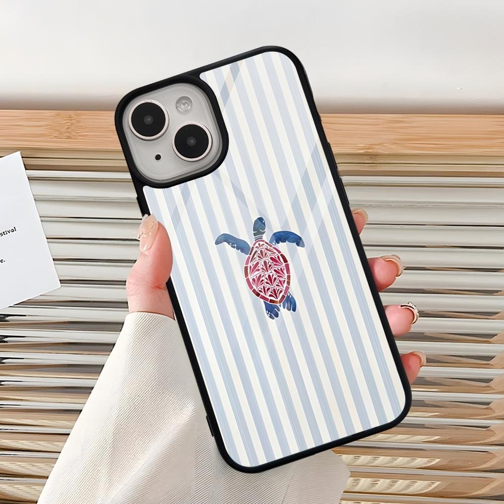Marine Life, Crabs, Lobsters Phone Case For Iphone 16 Pro 15 Pro Max 14 12 11 13 Mini 8 7 Plus X Xs XR PC+TPU Design Cover