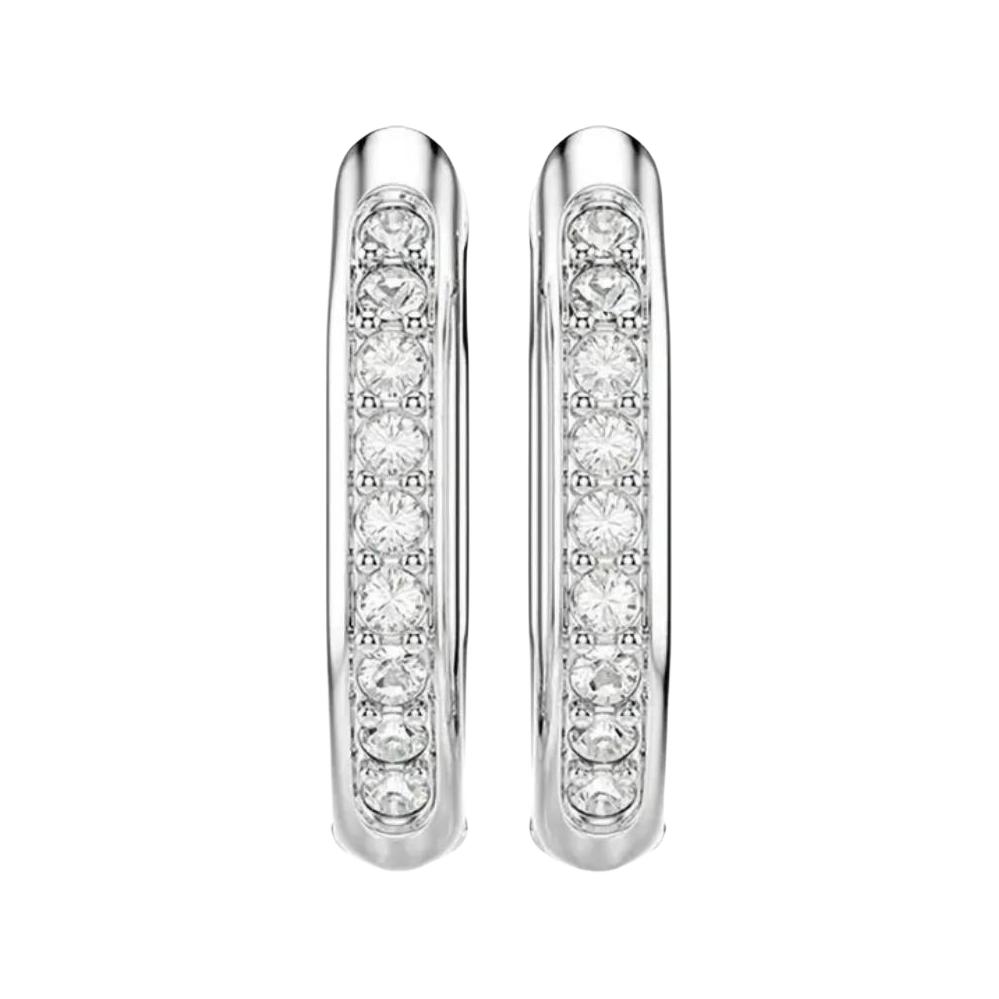 Swarovski Dextera Octagon Series Lucky Crystal Earrings Women earrings White 5724585 Box (Random Color)