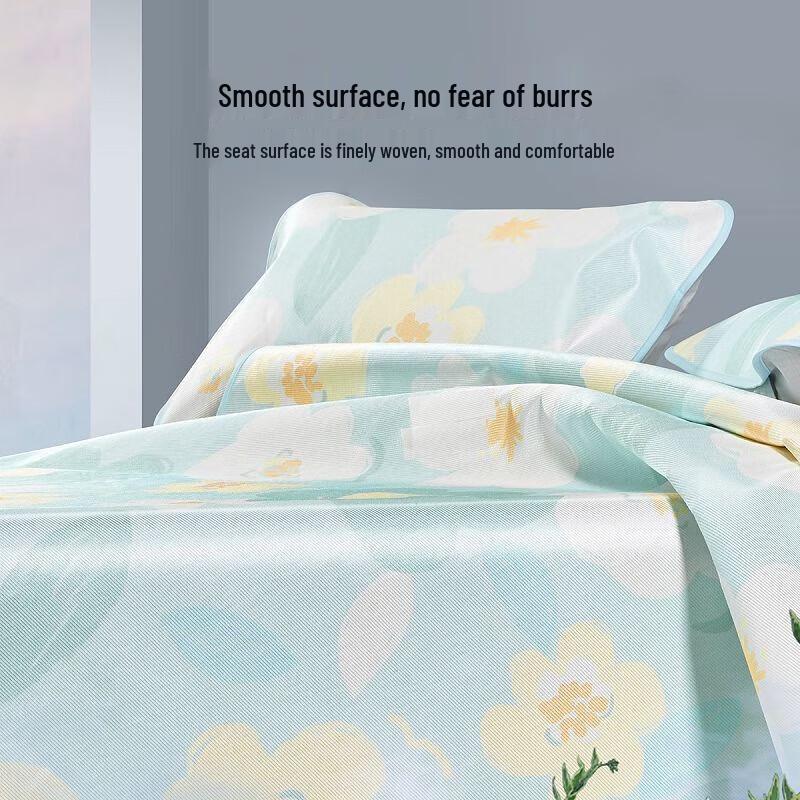 Mercury Home Textiles Drukowana Chłodząca Mata z Jedwabiu Lodowego