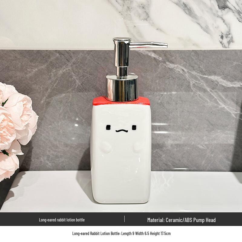 

OIMG Милый кролик с длинными ушами дозатор для лосьона