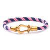 European and American Stainless Steel Nylon Rope Hand Rope Men and Women Couple Casual Trendy Color