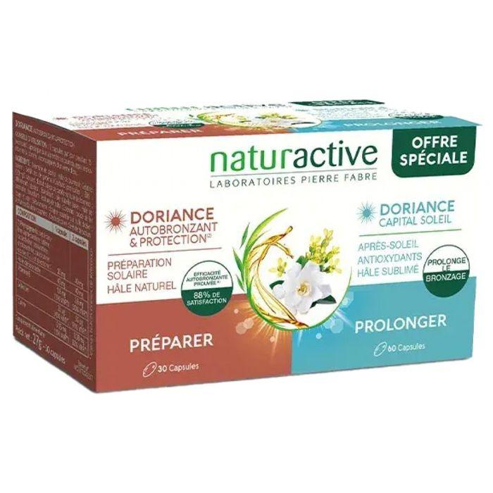 Naturactive Doriance Autobronzant & Protection 30 Unités + Capital Soleil 60 Unités