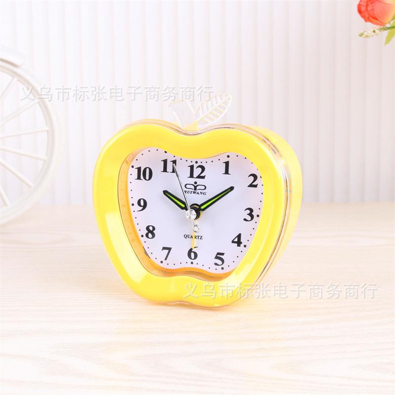 Night light alarm clock Student dormitory wake-up clock Super loud children's bedroom bedside clock