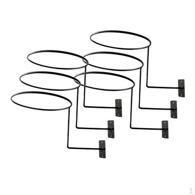 6 Display Rack, Motorcycle Bicycle Helmet Holder, Hanger Rack Jacket Hook Screws Ball Storage