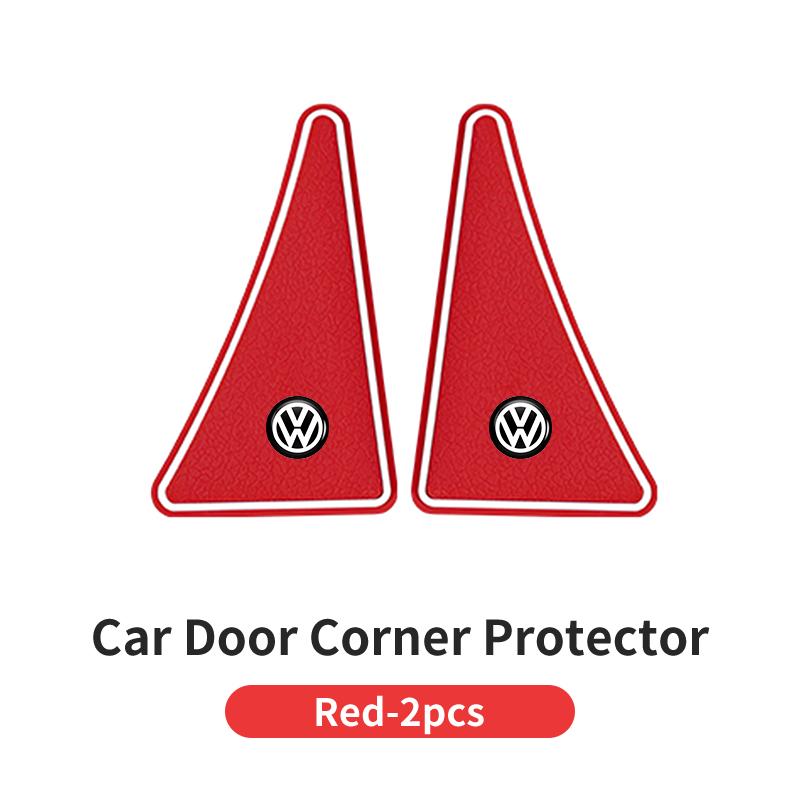 2Pcs/4Pcs Auto Car Door Corner Anti-collision Protector Sticker For VW Golf GTI Polo Passat Tiguan Jetta T-ROC Touareg Touran CC zr2