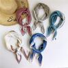 Decorative Simple Texture Silk Scarf Women'S New Style Spring And Autumn Summer Fashion Versatile Headscarf Work Scarf