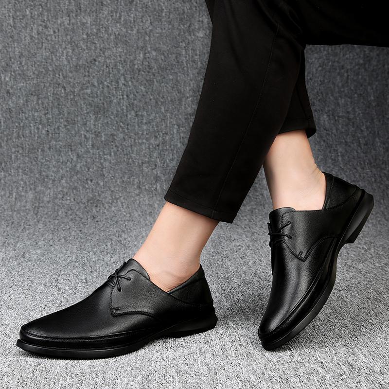 Fashion 2024 New Arrival Lace-Up Upscale Elegantes Formal Footwear Male Shoes School Casual Leather Slip on Bureau Dressing Shoes Man