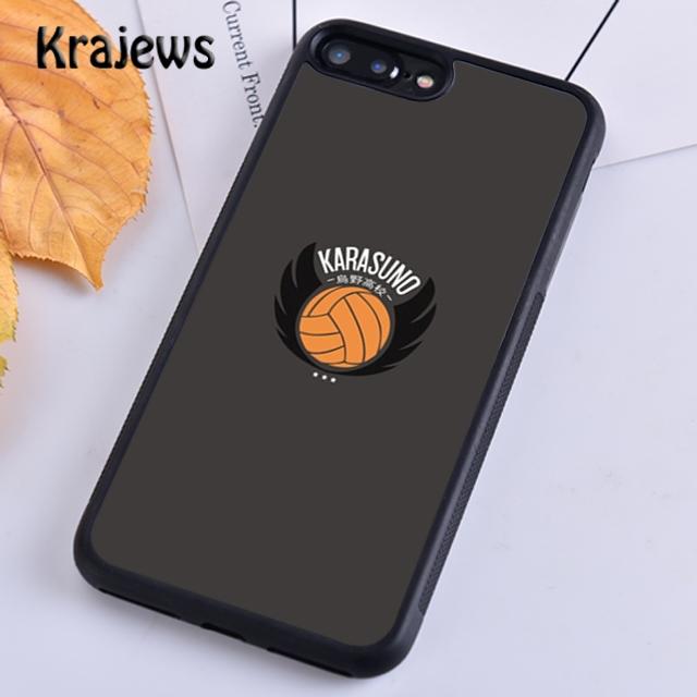 Krajews Haikyuu!! Volleyball Team Logo Phone Case For iPhone 14 5s SE 6s 7 8 plus X XR XS 11 12 13 pro max Samsung S21 S22 ultra