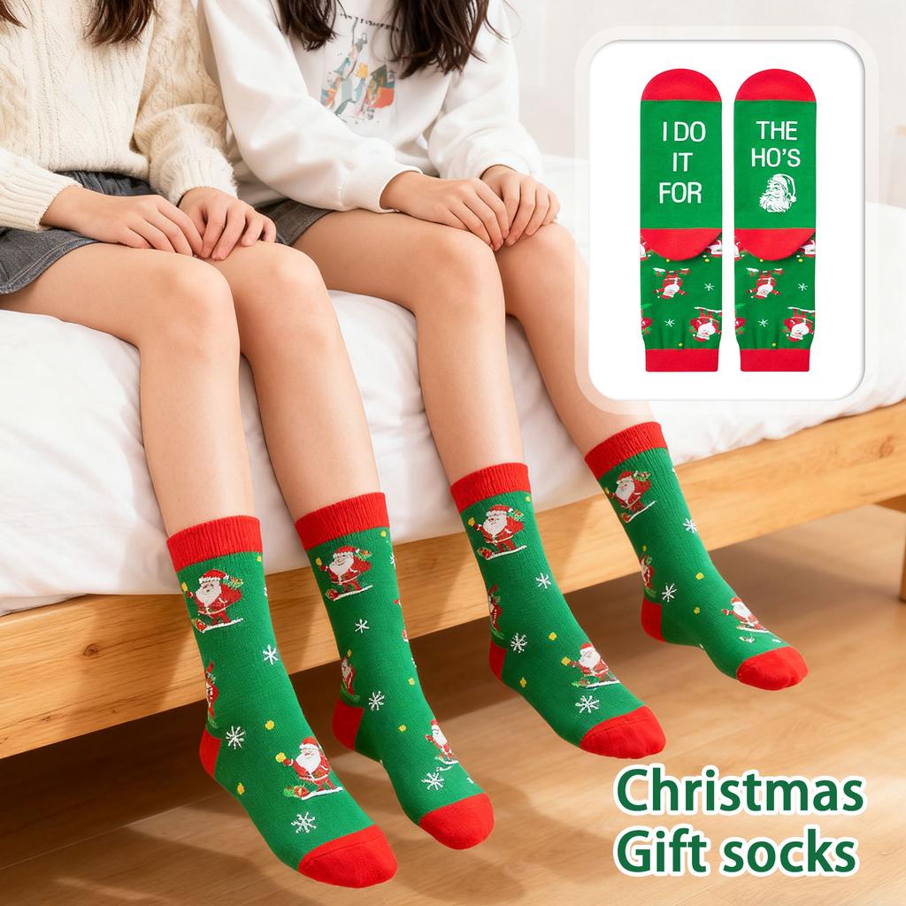 Christmas Gift Socks Cartoon Fun Floor Socks Casual Sports