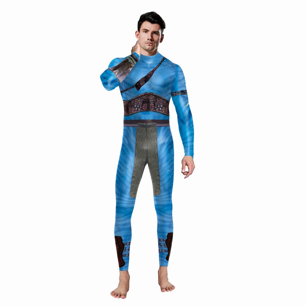 Avatar-Inspiriertes Halloween-Cosplay-Jumpsuit