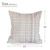 LDnext Rene Due Studio Hilla Cushion Cover, Approx. 45 x 45 cm, Made in Japan, Pick, Gray, 2430015