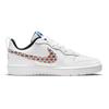 Nike Court Borough Low 2 SE GS Happy Hoops Kids Sneakers White Multi-Color Black DM8096-100