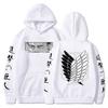 Anime Attack On Titan Eren Yeager Eyes Hoodies Harajuku Cool  Unisex Casual Winter Long Sleeve Shingeki No Kyojin Sweatshirts