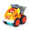 6 Stück/Set Kinderspielzeug Reibungsantrieb Schieben und Spielen Fahrzeuge Ingenieurteam LKW Betonmischer Planierraupe Früherziehendes Kinderspielzeug