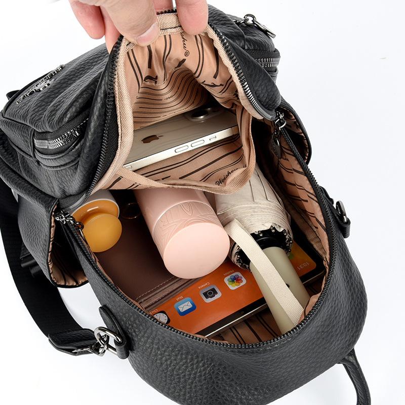 Modisch, Lässig, Elegant, Gemustert, Schulrucksack im Schulstil, Reiserucksack, Mehrzweck-Einzelschultertasche