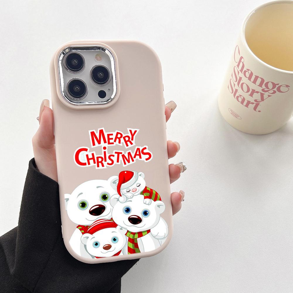 N101 Веселые рождественские художественные мягкие чехлы для телефонов Samsung S24 S23 — фото 21