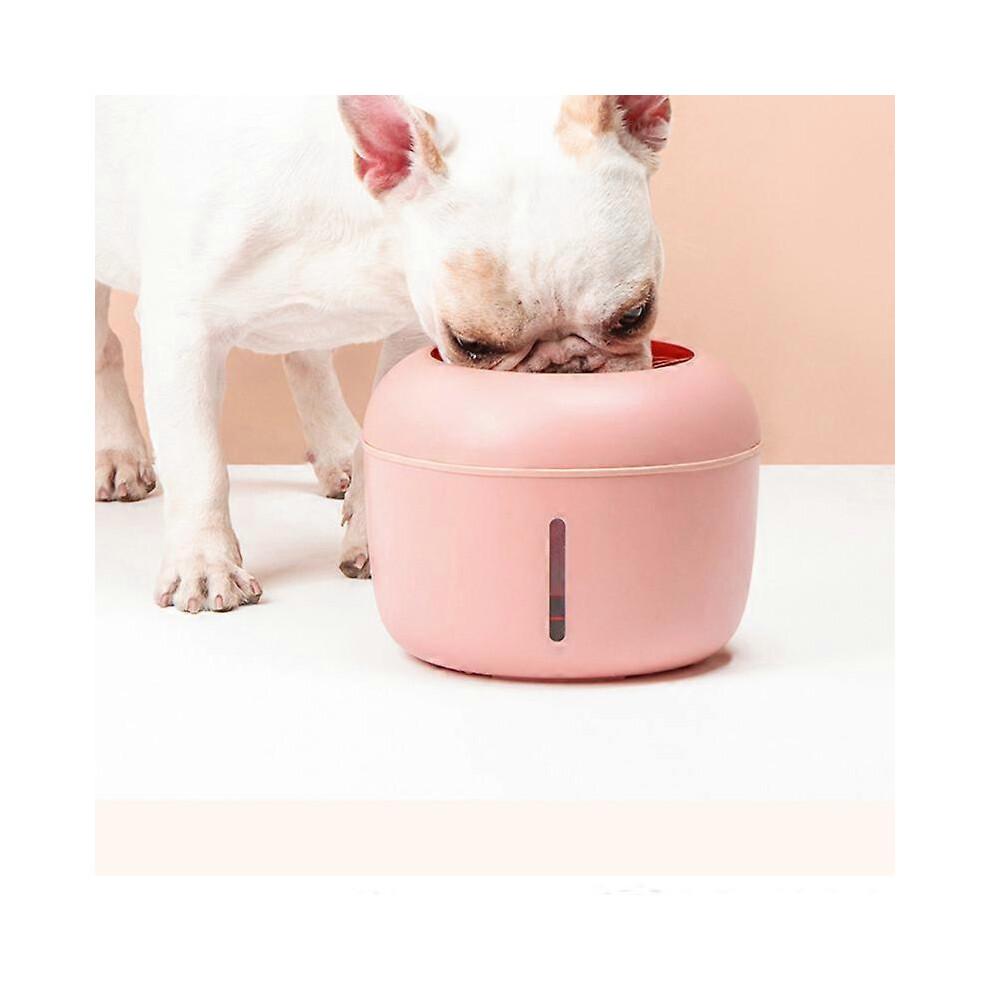 (Green)Electric Cat Dog Automatic Water Fountain Dispenser Pet Drinking Bowl Prevent dry up