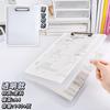 A4 Folder Side Opening Multifunctional Writing Pad Student Homework Clipboard Paper Storage