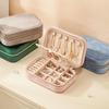 Portable High-End Jewelry Storage Box for Earrings, Necklace, and Ring