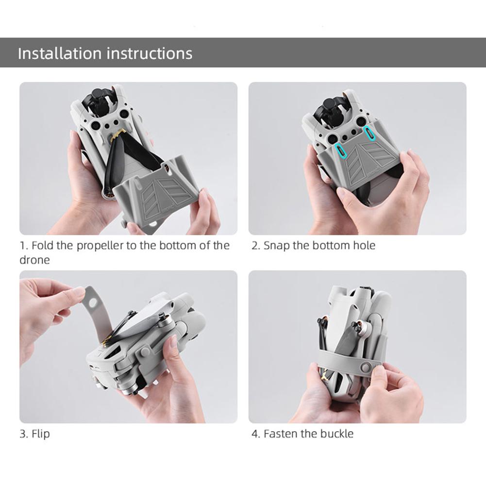 Propeller Holder Fixed for DJI Mini 4 Pro/Mini 3/Mini 3 Pro Drone Stabilizers Protector Props Fixed Mount Guard Accessories