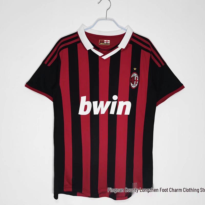 AC Milan Jersey Collection: Home & Away with Kaka & Ronaldo, 06/07 - 13/14