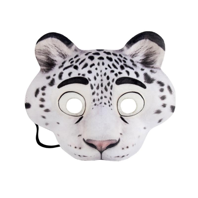 Cartoon Animal Masks For Kids Role Play Soft EVA Adjustable Elastic Strap Safe Costume Party Accessory Halloween School Performances