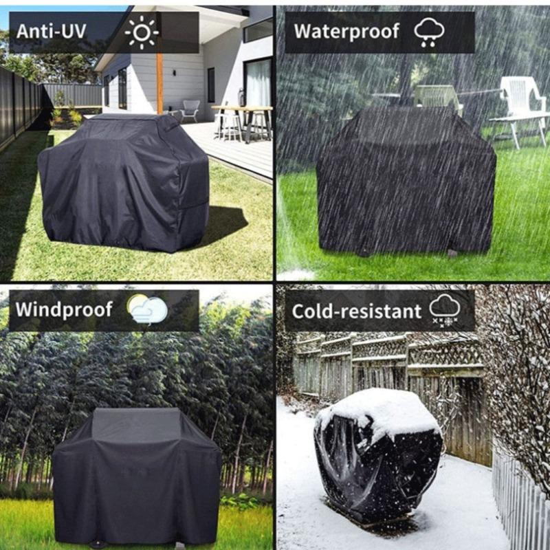 Oxford Cloth BBQ Cover Outdoor Grill Protector Dustproof Sunproof Waterproof Essential