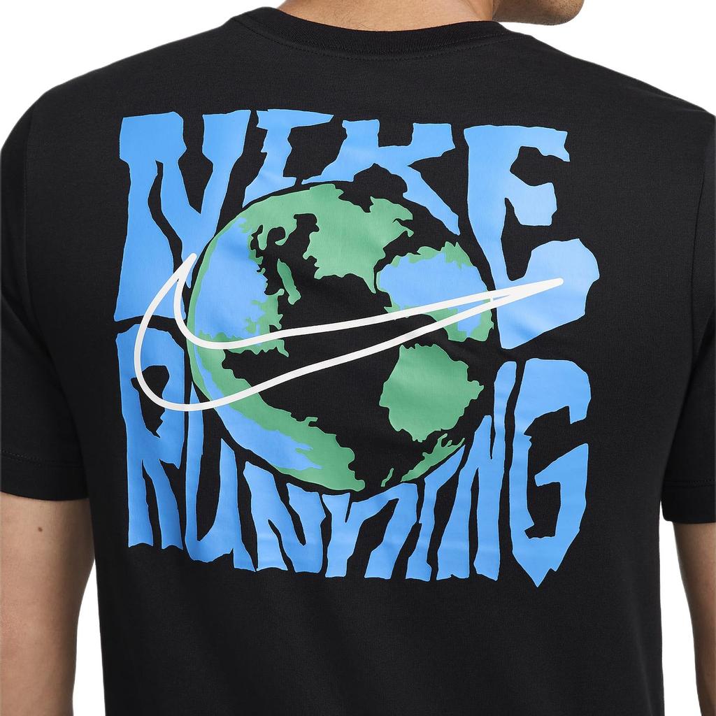 Nike Dri-Fit Comfortable Breathable Sports Short Sleeve T-Shirt Men Tops Black FZ8064-010